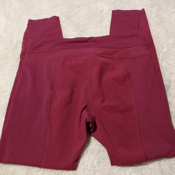 Lululemon Athletica leggings cranberry size 8 - Picture 2 of 10